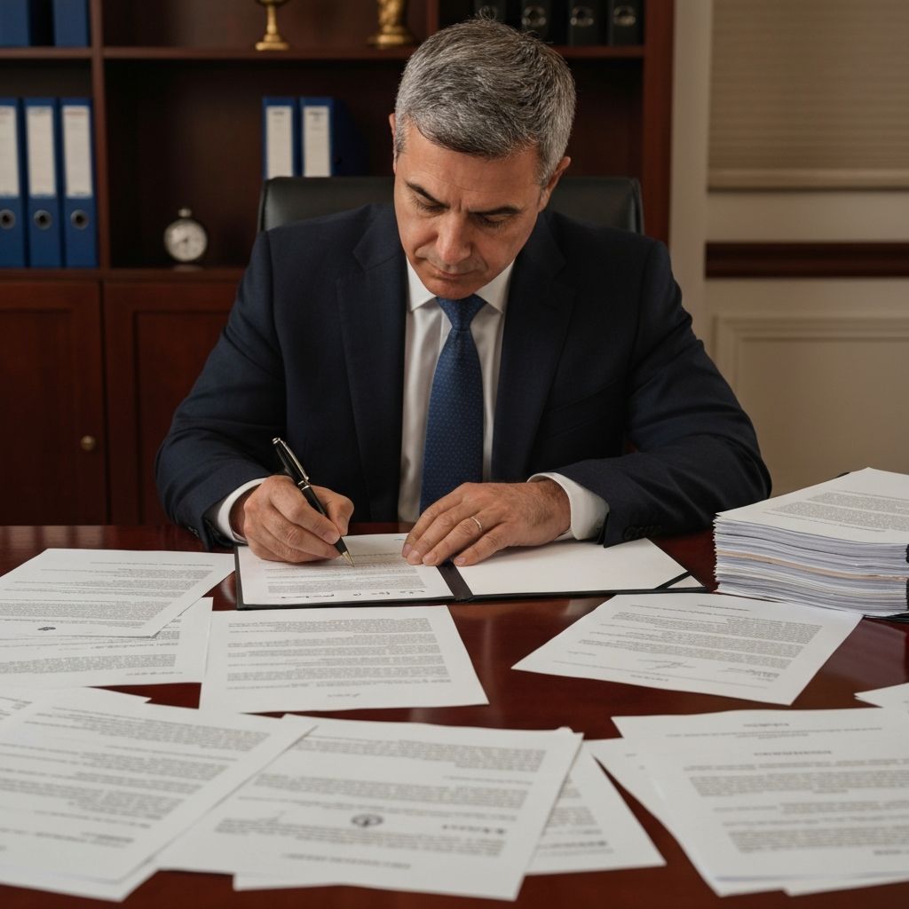 Complex notarization with multiple signers