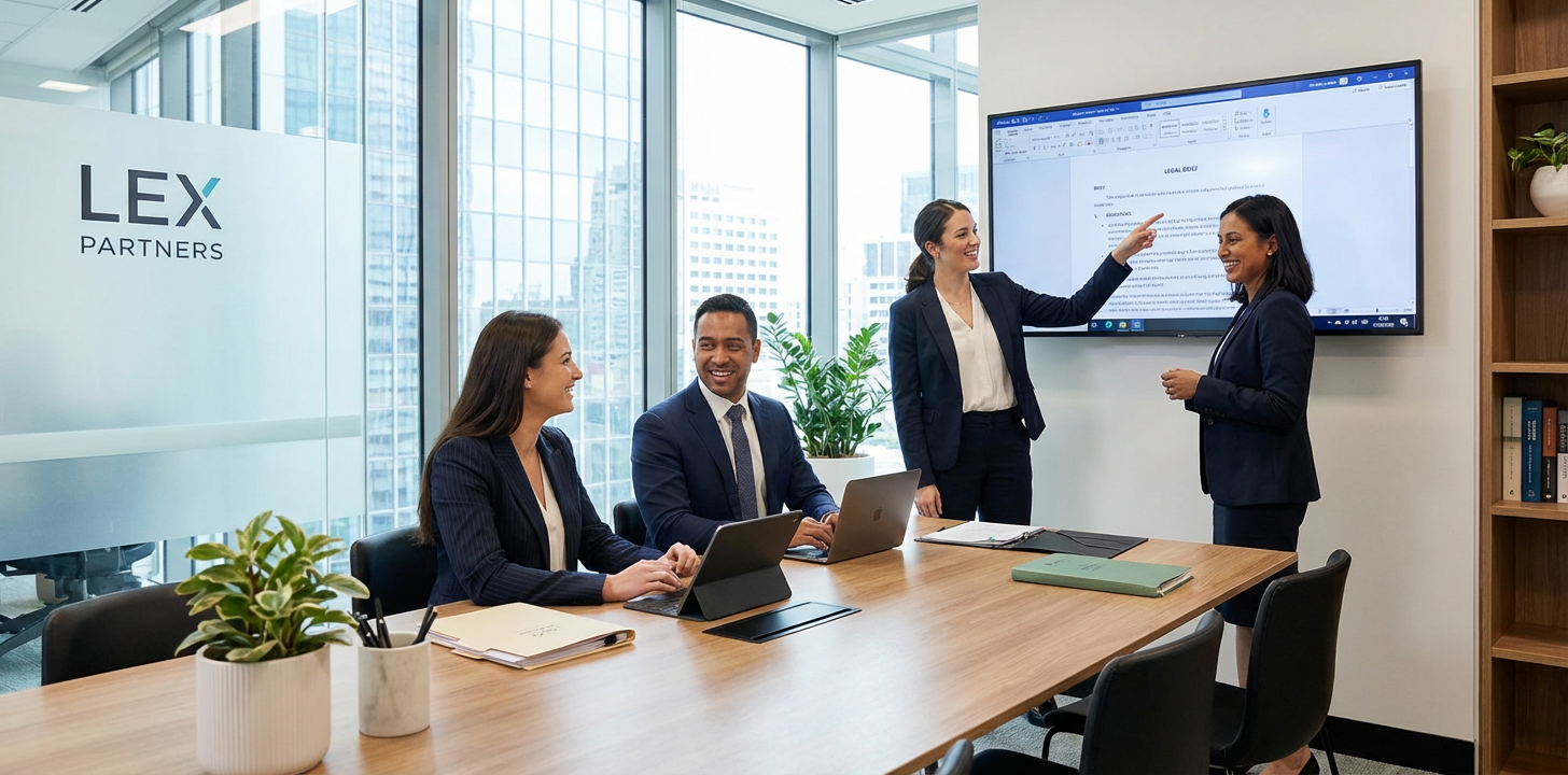 Professional legal team providing personalized service